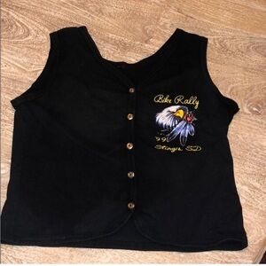 ▫️Harley-Davidson Sturgis Black Bike Rally Button Down Tank